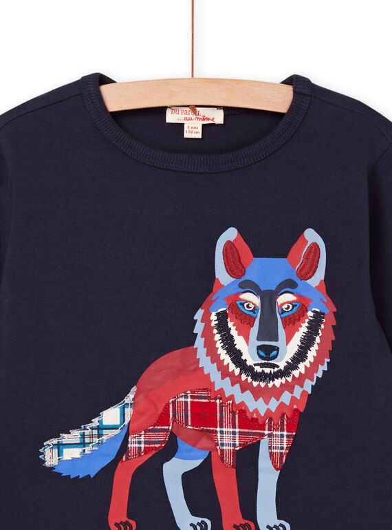 T-shirt à animation loup POGOTEE1 / 22W902O5TML705