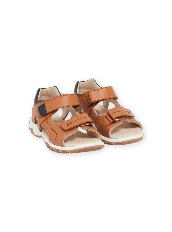 Sandales camel en cuir ROSANDENZO / 23KK3666D0E804