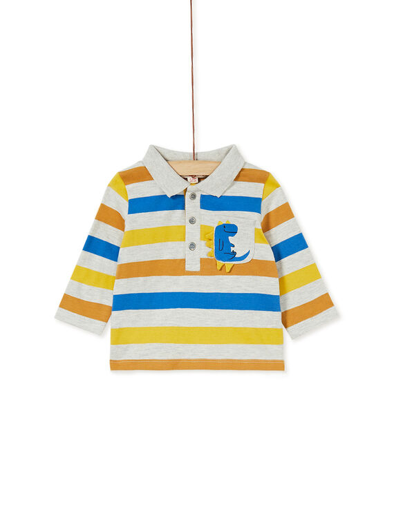 Polo rayé manches longues bébé garçon KUREPOL / 20WG10G1POLJ906