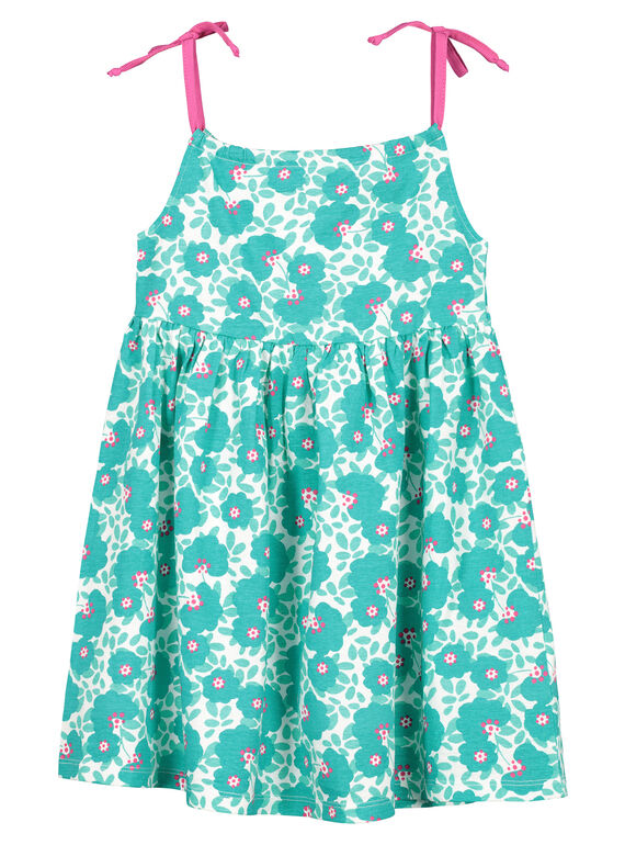 Robe à bretelles fille FAPLAROB3 / 19S901P3ROB000
