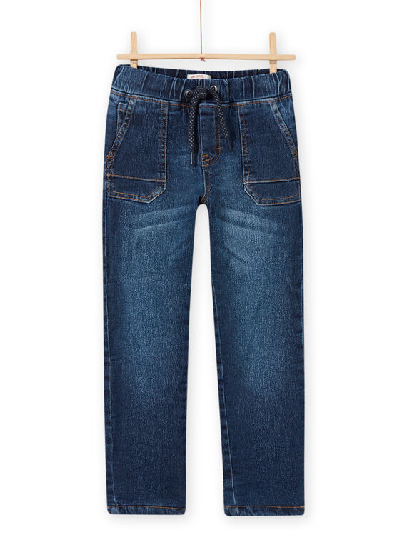 Jean regular doublé polaire enfant garçon MOPLAJEAN / 21W902O1JEAP274
