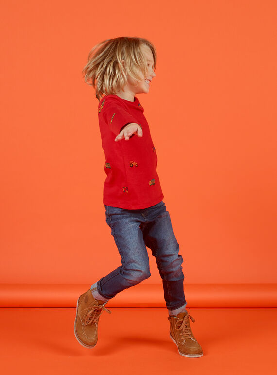 Jean denim moyen enfant garçon MOCOJEAN / 21W902L1JEAP274