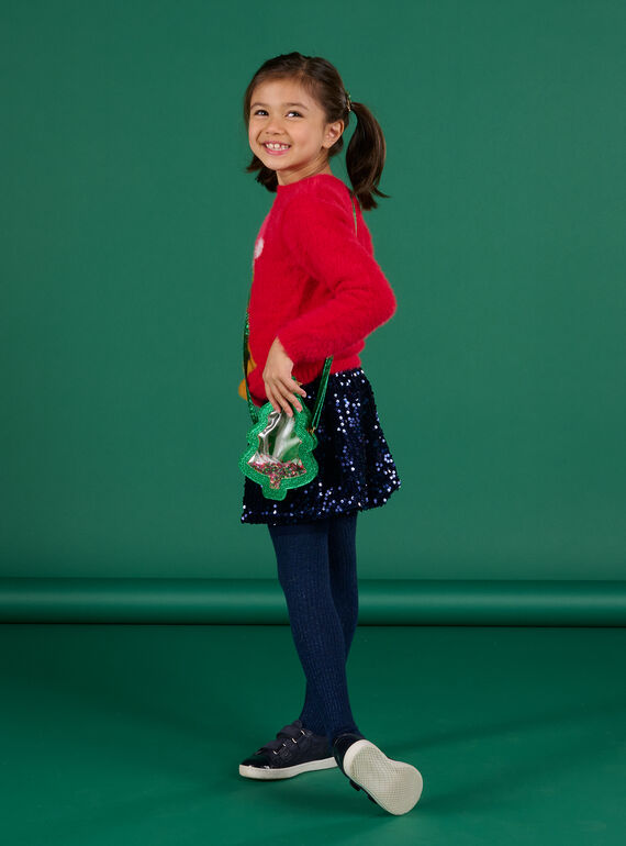 Sac à main sapin de Noël en Lurex® et paillettes PYANOBAG / 22WI01V1BESG625