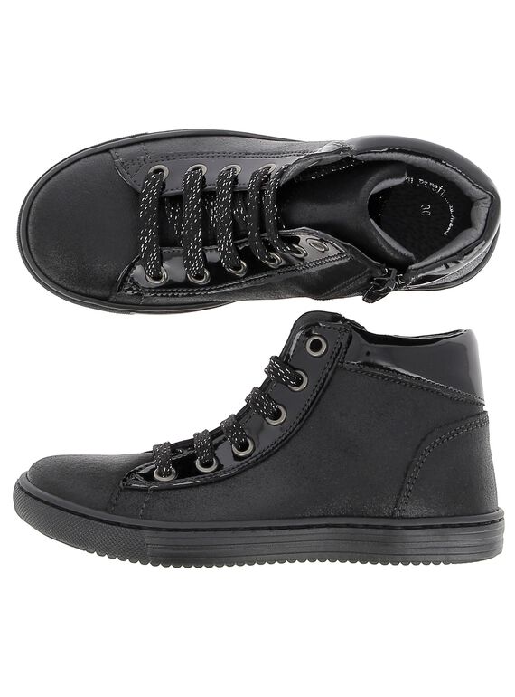 Basket de ville en cuir fille DFBASROX / 18WK35TFD3F090