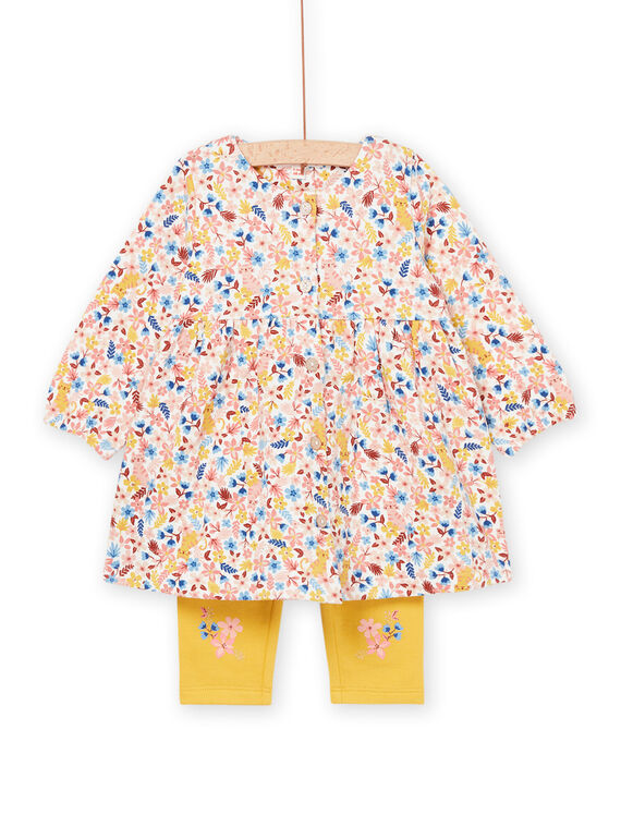 Robe à manches longues à imprimé et legging uni PICIENS / 22WG09M1ENS001