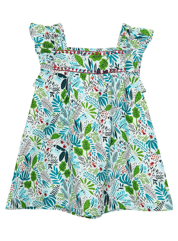 Robe imprimée bébé fille JICLOROB1 / 20SG0912ROB001
