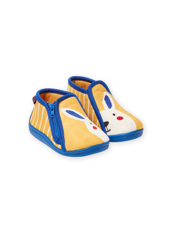 Chaussons jaunes motif lapin bébé garçon MUPANTLAPIN / 21XK3831D0A010