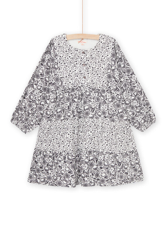 Robe à manches longues à imprimé fleuri PAREROB1 / 22W901T3ROBJ901