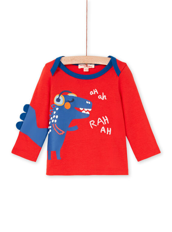 Tee Shirt Manches Longues Rouge LUCANTEE1 / 21SG10M1TMLF505