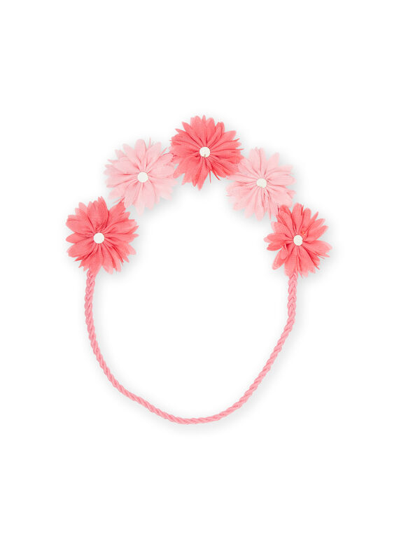 Serre-tête fantaisie rouge enfant fille NYAPAHEAD / 22SI0122TETF506