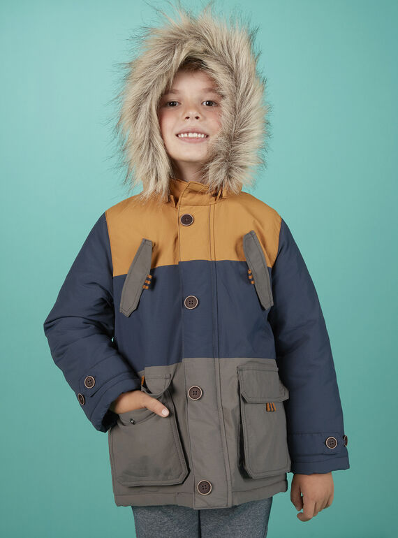 Parka 3 en 1 marron enfant garçon KOGROPAR1 / 20W902J2PARC243