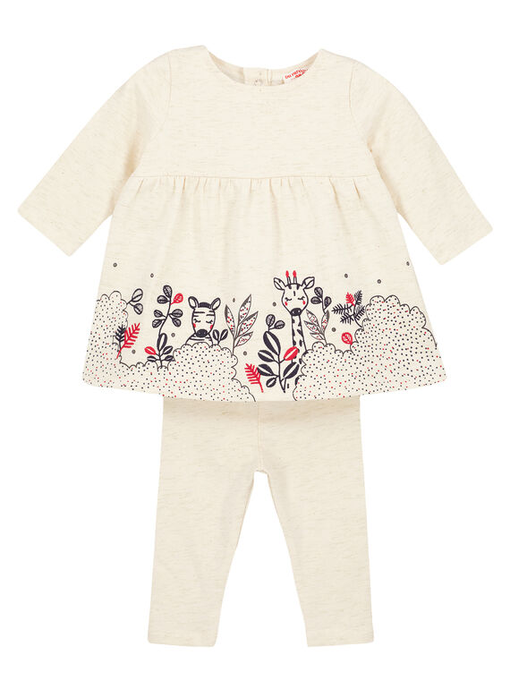 Heathered off white Set GITRIENS / 19WG09J1ENS006