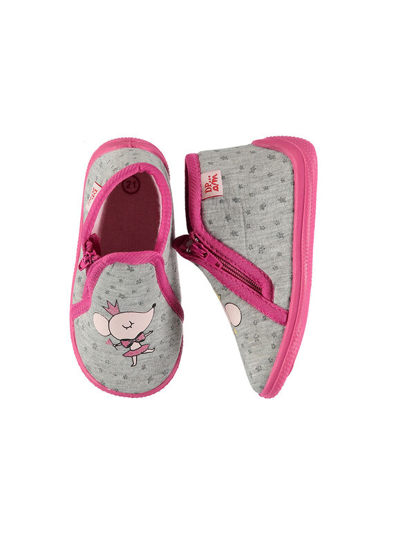 Chausson bottillon jersey bébé fille FBFBOTSOU / 19SK3734D0A940
