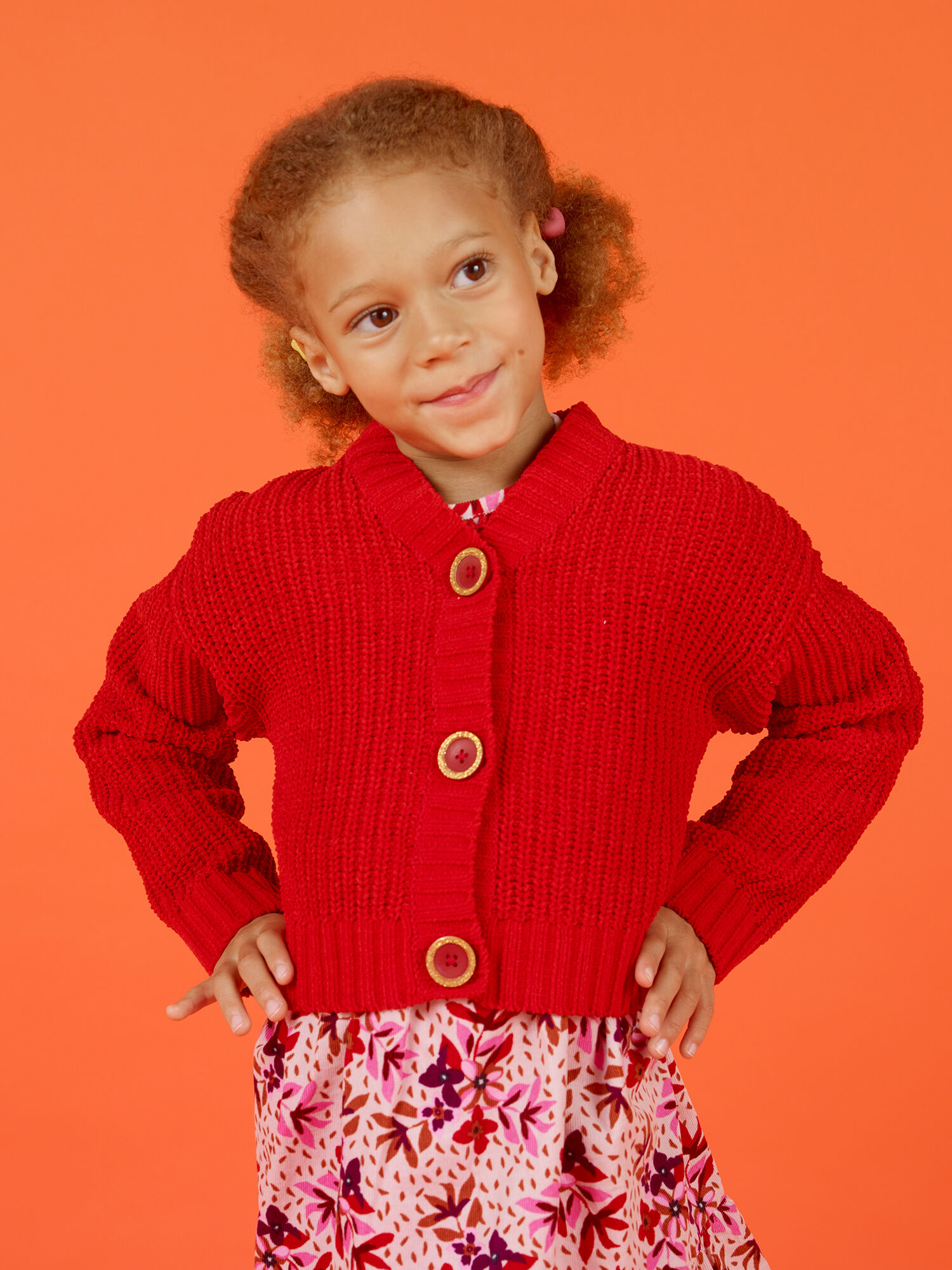 Gilet rouge fille online