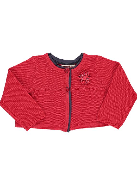Gilet boléro bébé fille CIDECAR3 / 18SG09F3CARF518