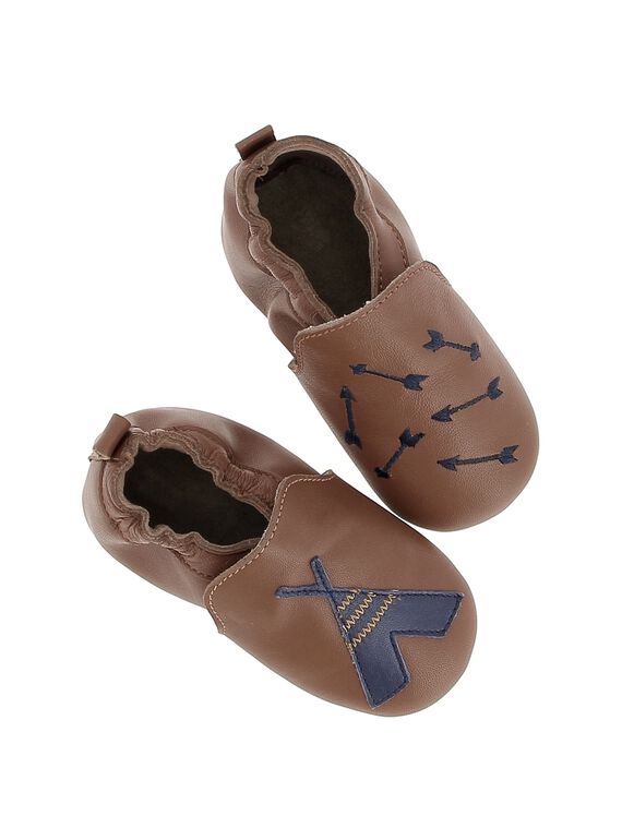 Chausson en cuir bébé garçon DNGINDI / 18WK47W6D3S804