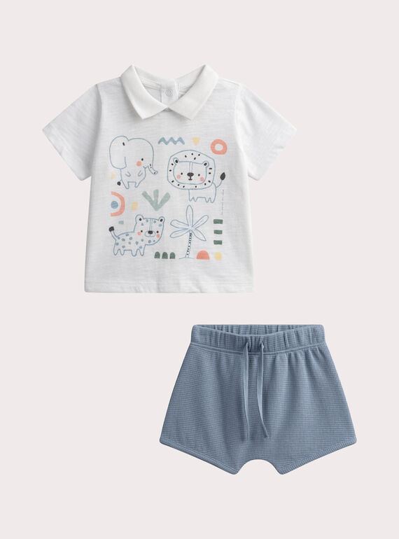 Ensemble naissance polo et short WOU3ENS2 / 25SF04X1ENS005
