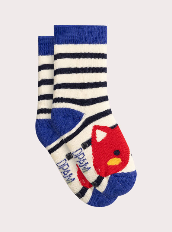 Chaussettes rayées antidérapantes VYUROCHO / 24WI10K2SOQ808