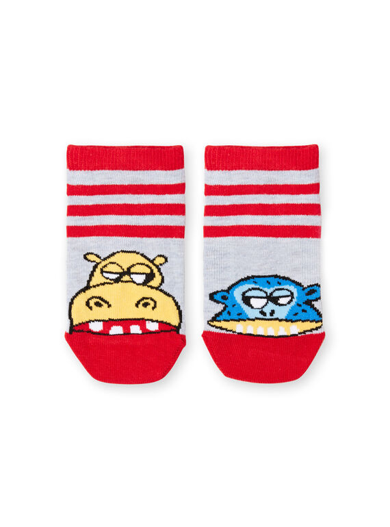 Chaussettes enfant garçon LYOVISOQ / 21SI02U1SOQ943