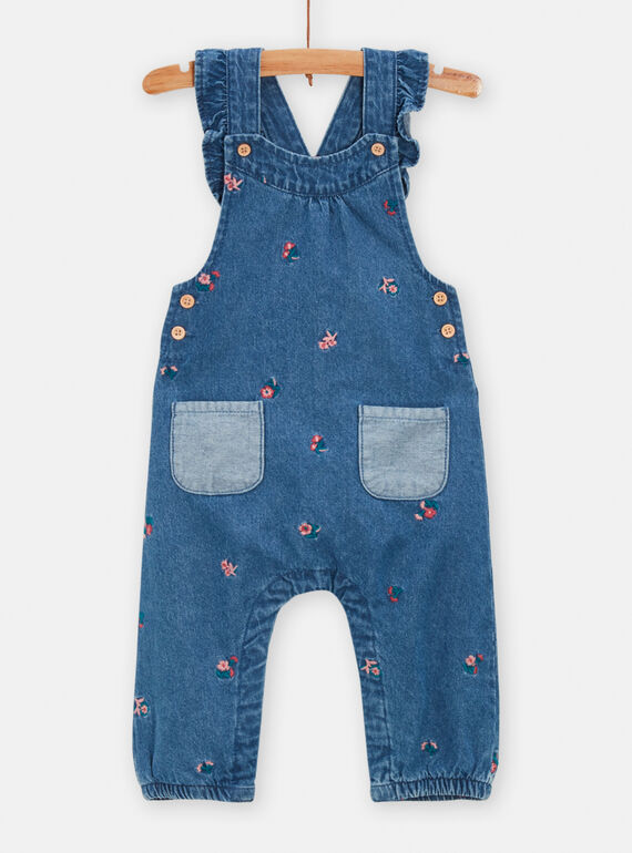 Salopette en denim pour bébé fille TICRISAL / 24SG09L1SALP274