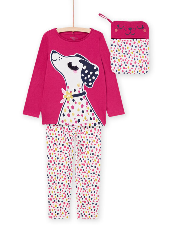 Pyjama long à motif chien 3 pièces PEFAPYJCAN / 22WH1161PYGD312