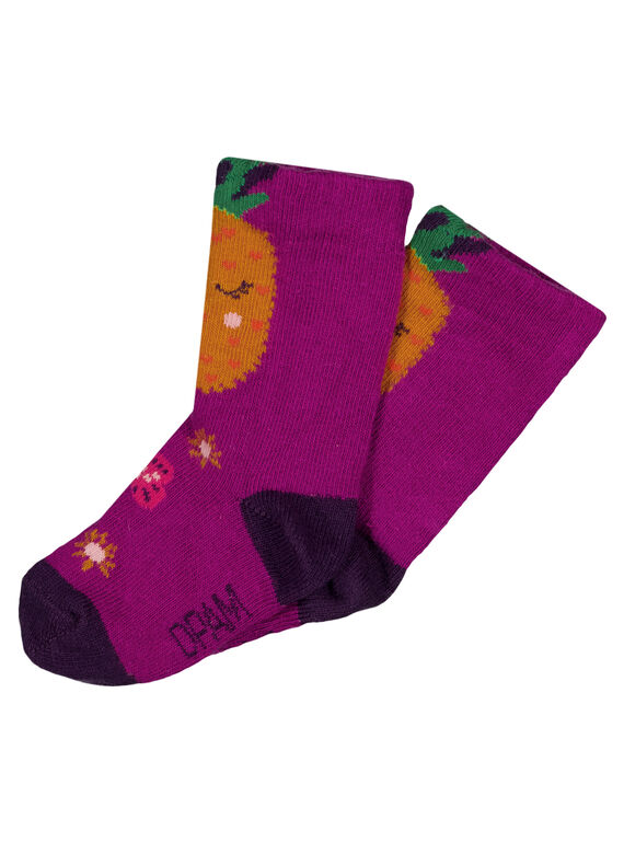Chaussette motif ananas  GYIVIOCHO / 19WI09R1SOQ710