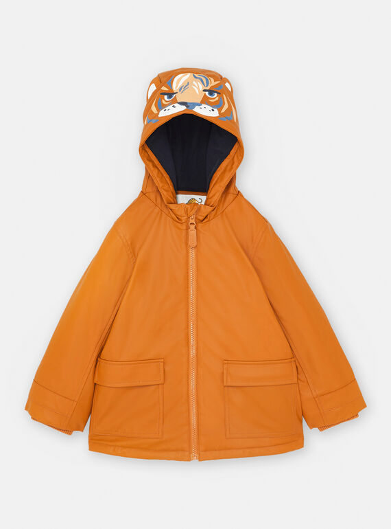 Imperméable à capuche camel SOGROIMP1 / 23W902C1D59809