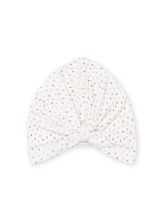 Bonnet de naissane à imprimé fantaisie ROU1BAN / 23SF4061BAN000