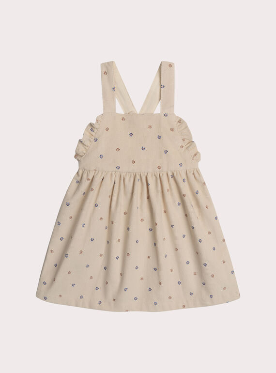 Robe sable pour bébé fille XIBLUROB2 / 25WG09N2ROB808