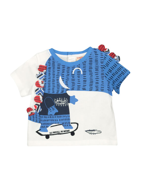 Tee-shirt à manches courtes bébé garçon FUTOTI2 / 19SG10L2TMC000