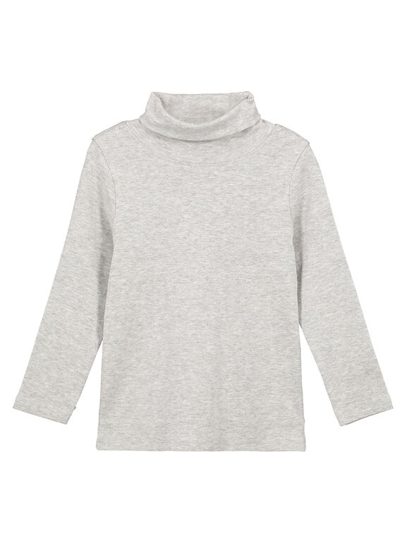 Sous pull en côtes Gris CHine GOESSOU3 / 19W902U2D3BJ922