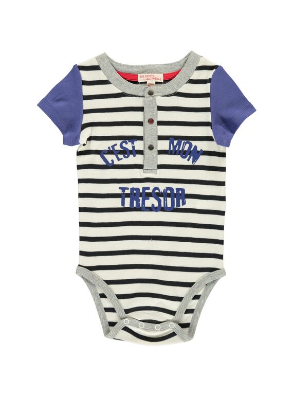 Body manches courtes garçon CUBENBOD / 18SG10G1BOD099