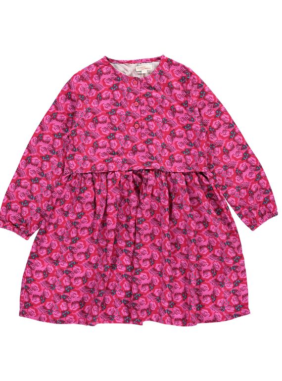 Robe manches longues fluide fille DAROBE8 / 18W90188ROB099