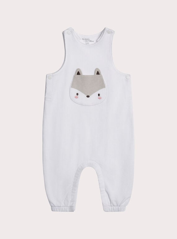 Salopette de naissance motif renard XOU1SAL / 25WF0451SAL000