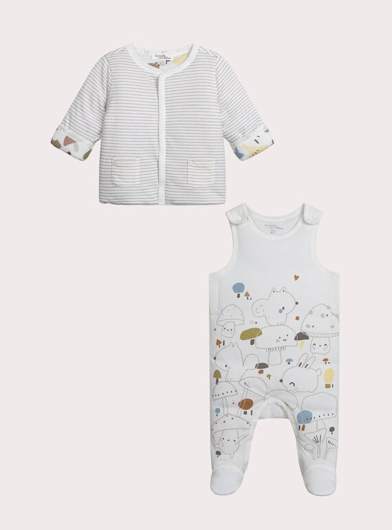 Ensemble naissance gilet et grenouillère XOU2ENS5 / 25WF0561ENS000