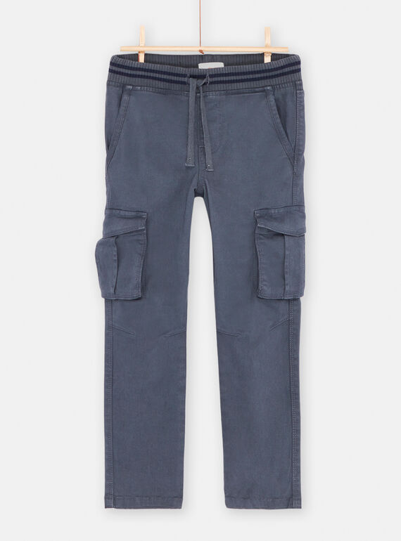 Pantalon cargo gris garçon SOJOPAMAT2 / 23W902M4PANJ904