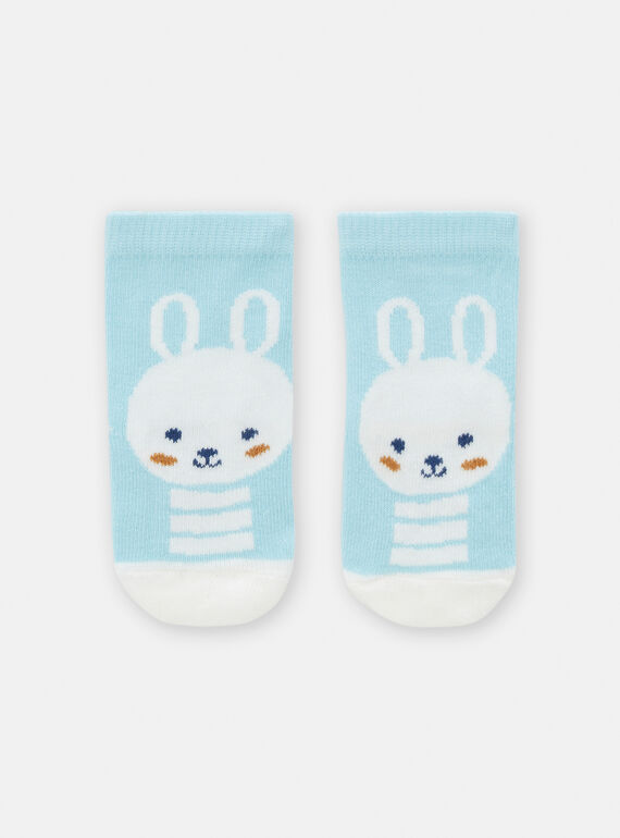 Chaussettes à motif lapin pour bébé garçon TYUDECHO / 24SI1082SOQC201