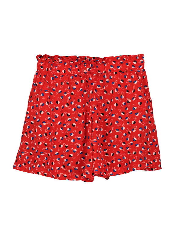 Short fluide fantaisie fille FATOSHORT1 / 19S901L1SHO099