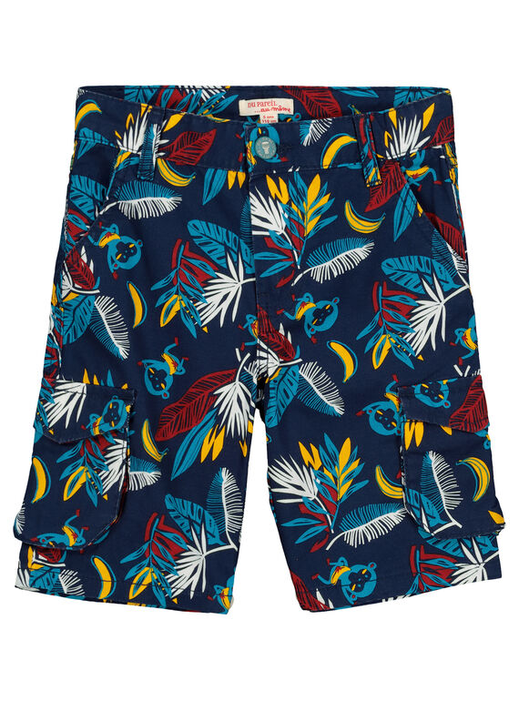 Bermuda fantaisie à poches garçon FOTUBER5 / 19S902F5BER070