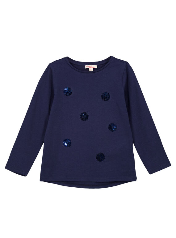 Navy Longsleeve T-SHIRT GAJOYTEE1 / 19W90133D32070