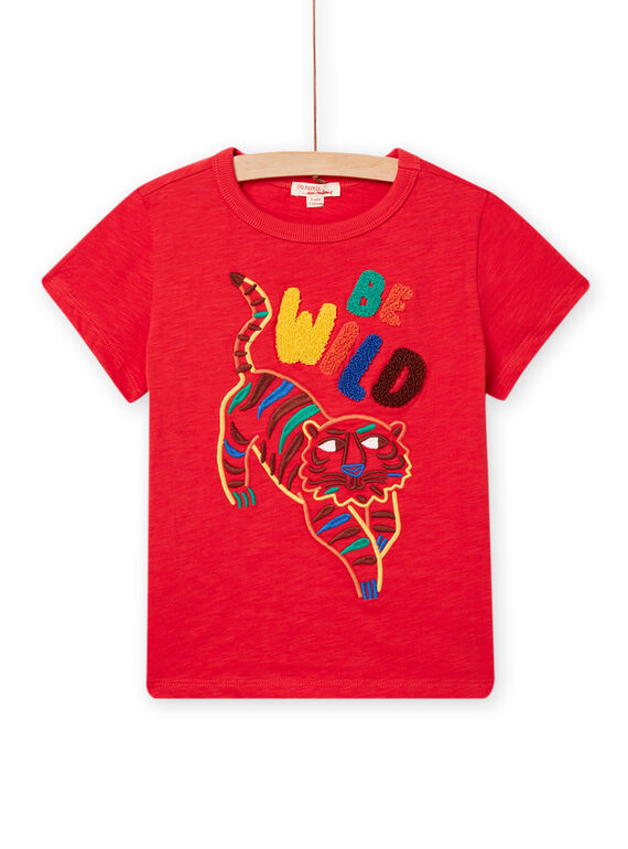 Tee Shirt Manches Courtes Rouge  NOFLATI2 / 22S902R1TMCF517