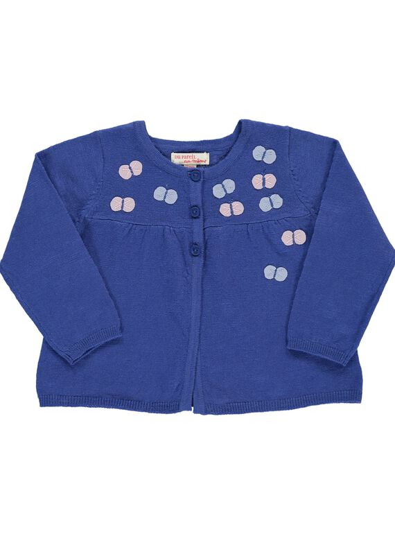 Gilet bébé fille CIKLECAR2 / 18SG09D2CARC207