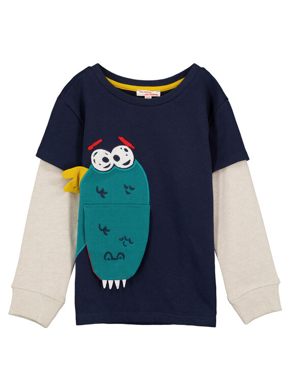 Sweat Léger double manche Dino GOJAUSWE / 19W902H1SWEJ900