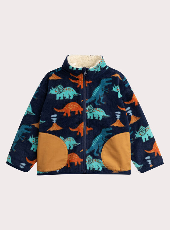 Polaire marine imprimé dinosaure pour garçon VOJOGIL2 / 24W902H1GIL705
