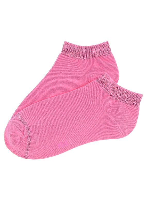 Chaussettes basses fille roses CYAJOCHO11B / 18SI01SASOQ313