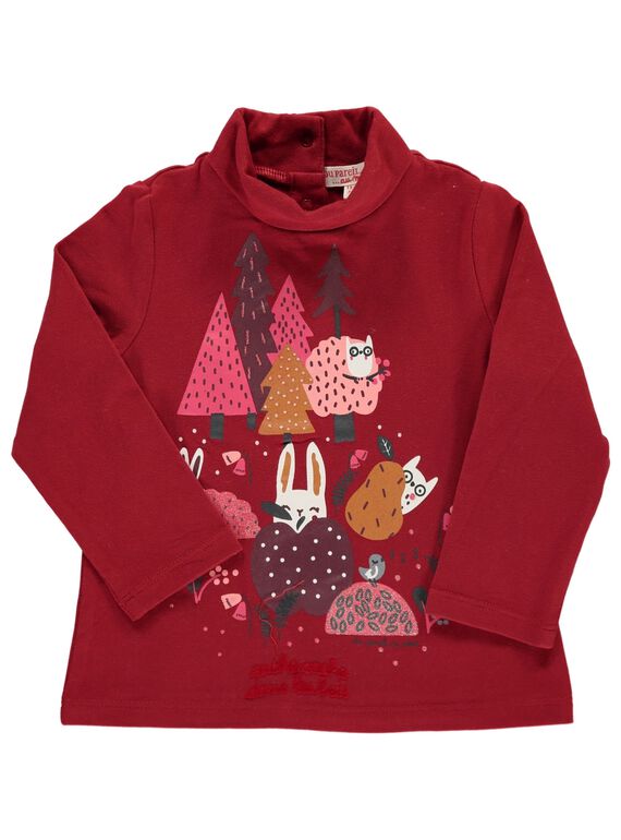 Sous-pull fantaisie bébé fille DIPINSOUP / 18WG09P1SPL403