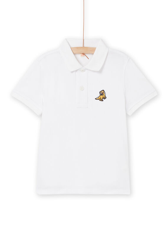 Polo en piqué avec badge dinosaure ROJOPOL4 / 23S90271POL000