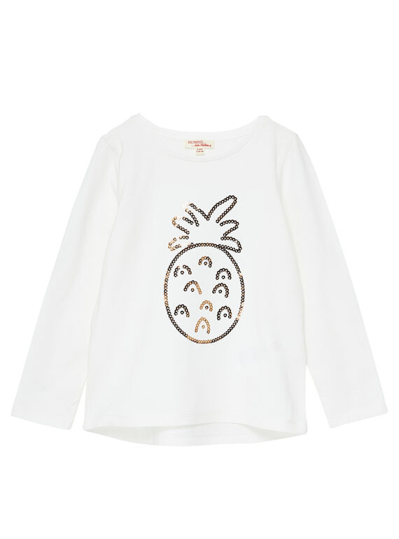 Tee Shirt Manches Longues Ecru JAJOTEE3 / 20S90144D32001
