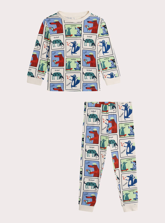 Pyjama bande dessinée pour enfant garçon XEGOPYJBAN / 25WH1234PYJ001