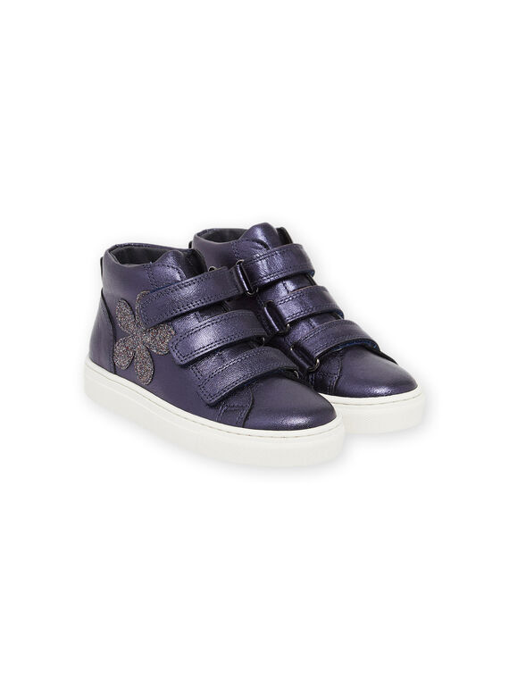 Baskets montantes en cuir PABASFLEUR / 22XK3571D3P070